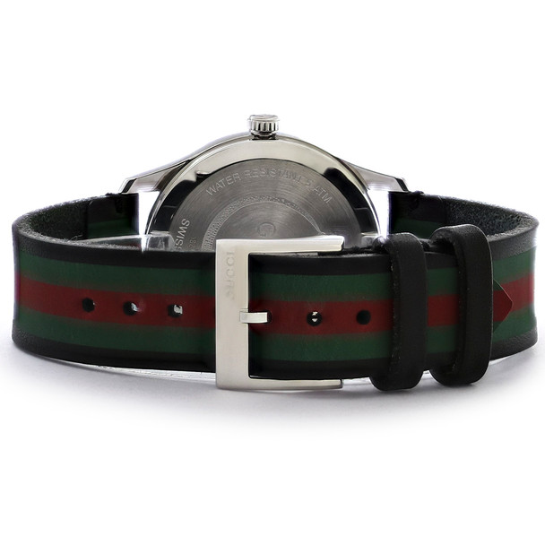 Gucci 126 G-Timeless Men's Black/Red/Green Strap Quartz Watch YA1264079