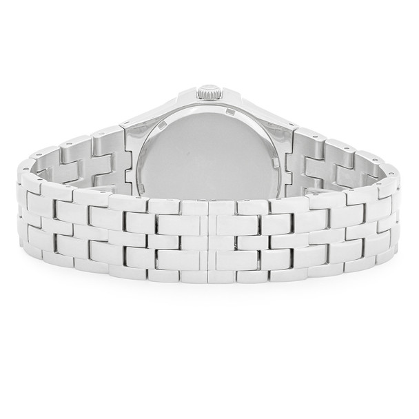 Bulova Men's Crystals Collection Stainless Steel Black Dial Quartz Watch 96K102