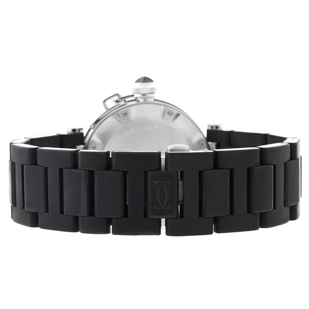 Cartier Pasha Seatimer Men's Black Bracelet Swiss Automatic Watch W31077U2