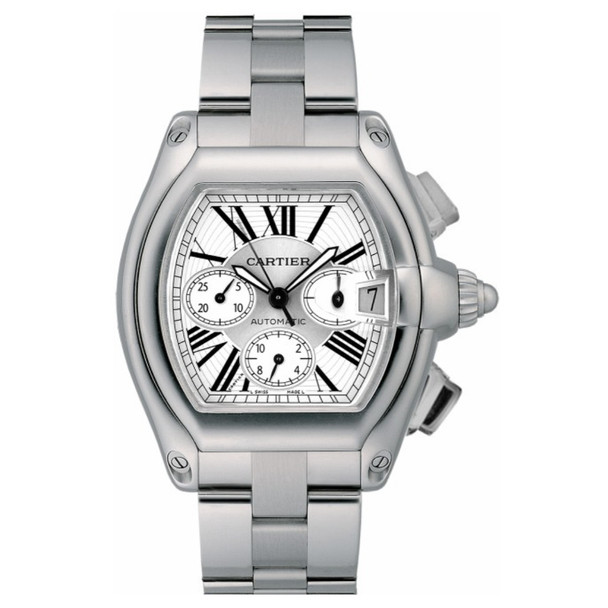 Cartier W62019X6 Men's Roadster Automatic Silver Dial Watch
