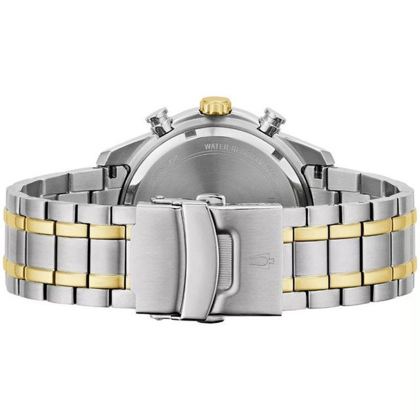 Bulova Classic Chronograph Men's Blue Dial Quartz Watch 98A246