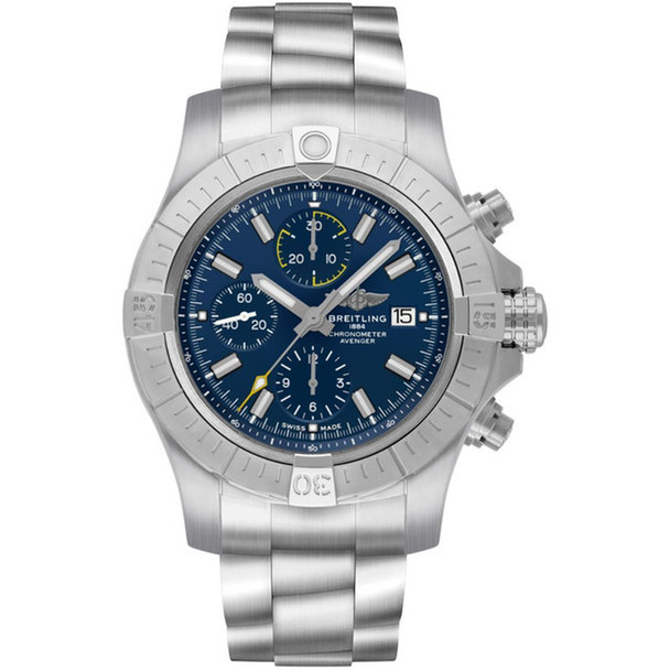 Breitling Avenger Chronograph 45 Men's Blue Dial Automatic Watch A13317101C1A1