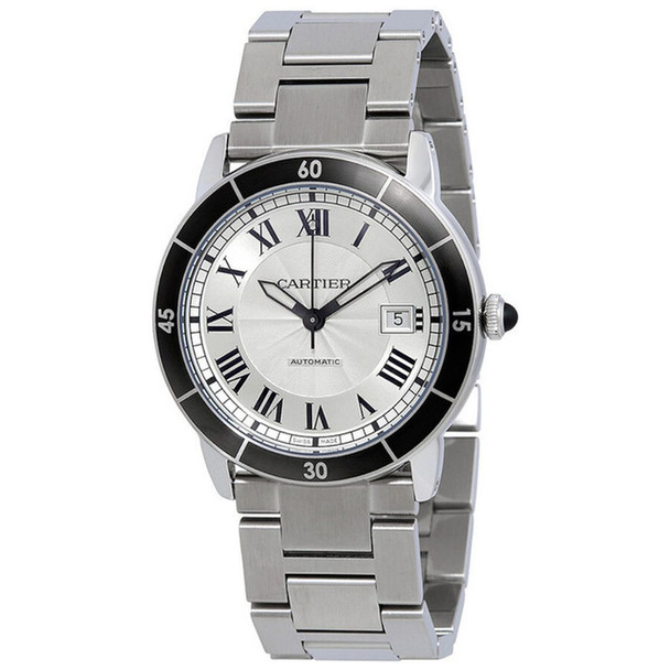 Cartier Ronde Croisiere de Cartier Men's Silver Dial Automatic Watch WSRN0010