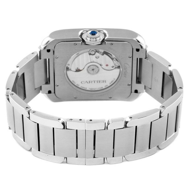 Cartier Tank Anglaise Men's Silver Dial Automatic Watch W5310008