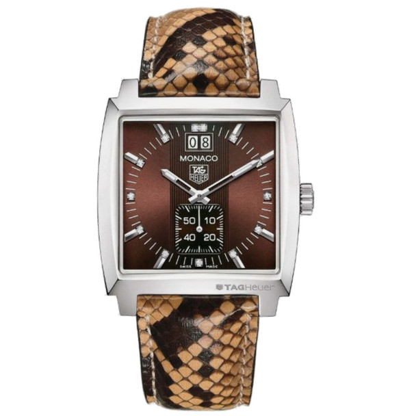 Tag Heuer Monaco Men's Brown Dial Quartz Watch WAW1316.FC6217