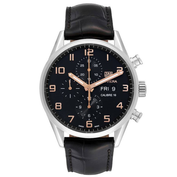 Tag Heuer Carrera Men's Black Dial Automatic Watch CV2A1AB.FC6379