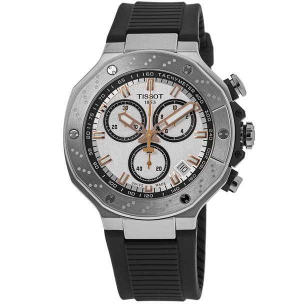 Tissot T-Race Men's Chronograph White Dial Quartz Watch T141.417.17.011.00