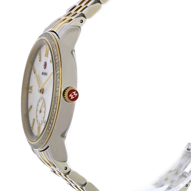 Michele Gracile Women's Diamond 2-Tone Stainless Steel Quartz Watch MWW26A000003