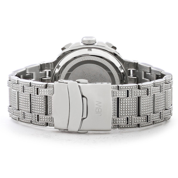 JBW Heist Multifunction Men's Diamonds Stainless Steel Quartz Watch J6380D