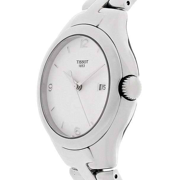 Tissot T-12 Women's White Date Dial Swiss Quartz Watch T082.210.11.037.00