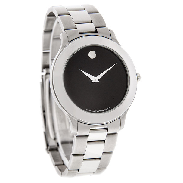 Movado Jr. Sport Men's Black Museum Dial Swiss Quartz Watch 0604679