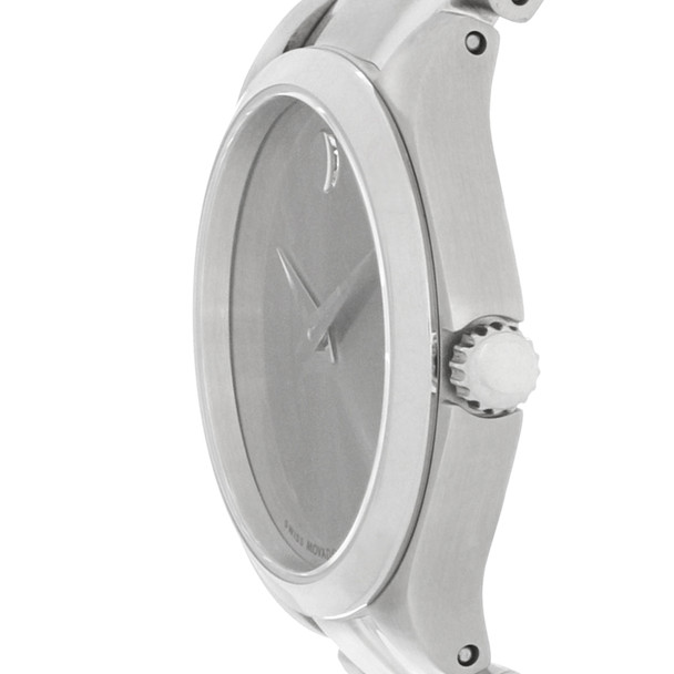 Movado Collection Women's Stainless Steel Silver Dial Quartz Watch 0606785