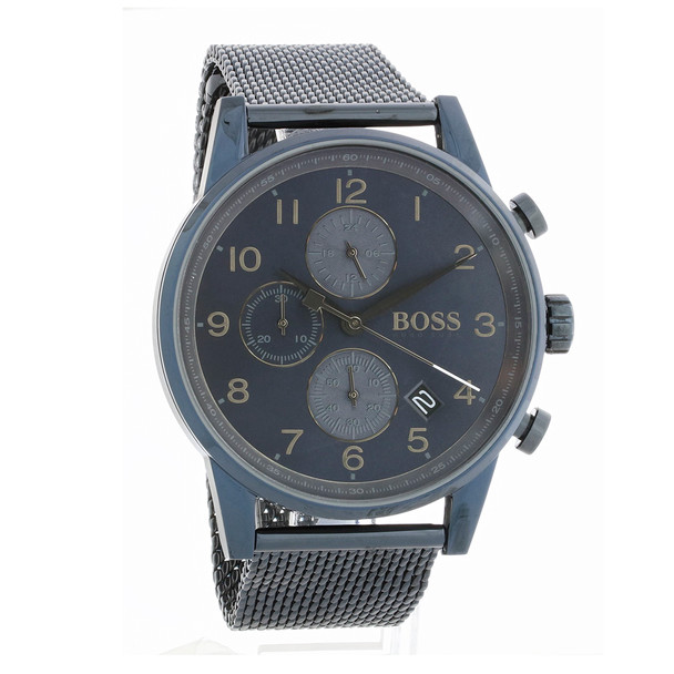 Hugo Boss Navigator Men's Blue ION Quartz Chronograph Watch 1513538