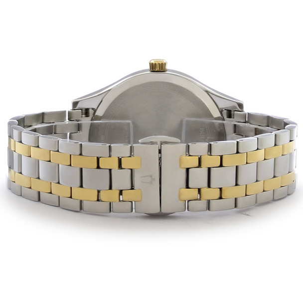 Bulova Classic Women's Diamond Two Tone Dress Quartz Watch 98P201