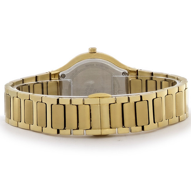 Bulova Futuro Women's Millennia Diamond Gold Plated Steel Quartz Watch 97R102