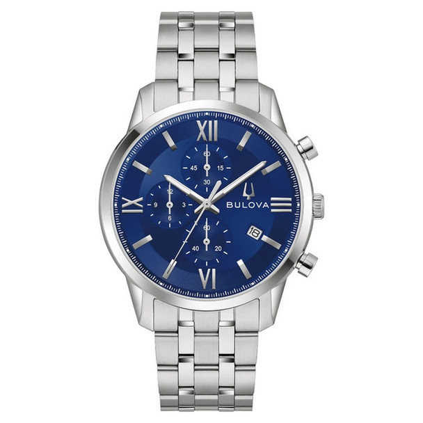 Bulova Sutton Men's Blue Dial Quartz Watch 96B476