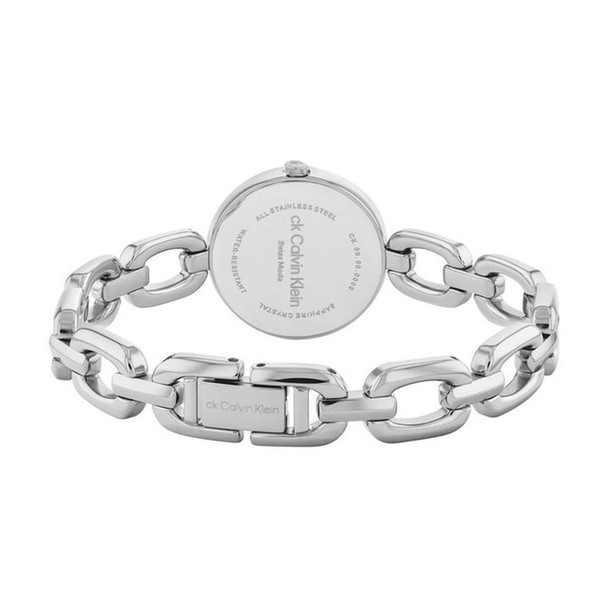 Calvin Klein Swiss Jewelry Link Women's Black Dial Quartz Watch 25000005