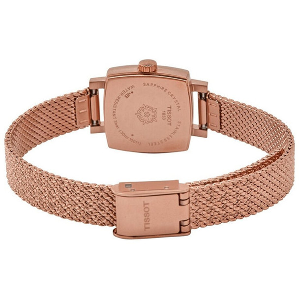 Tissot T-Lady Lovely Square Women's Pink Dial Quartz Watch T058.109.33.456.00