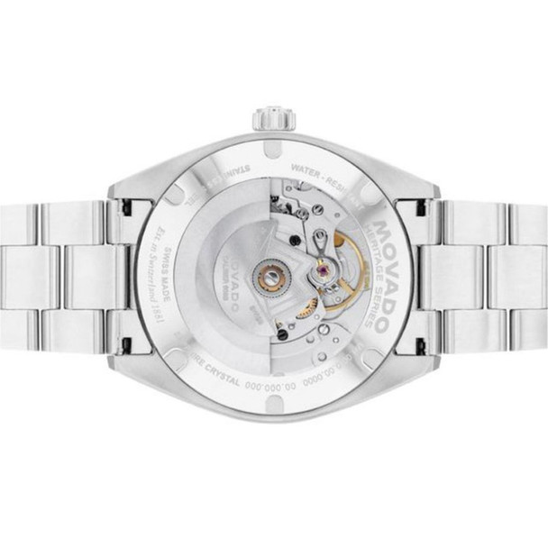 Movado Heritage Series Datron Unisex Blue Dial Automatic Watch 3650195