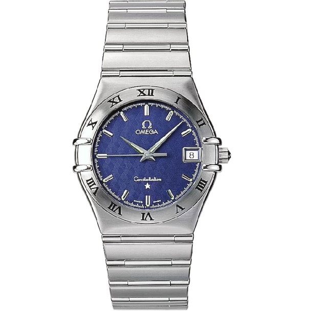 Omega 1512.40.00 Women's Constellation Quartz Blue Dial Watch