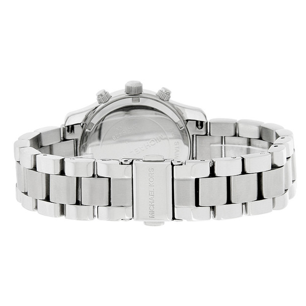 Michael Kors MK5428 Women's Runway Quartz Chronograph Silver Dial Watch