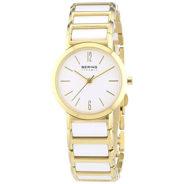 Bering Ceramic Women's Two-Tone Ceramic Quartz Watch 30226-751