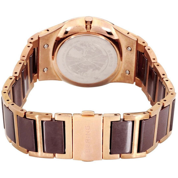 Bering Ceramic Women's Two-Tone Ceramic Quartz Watch 32435-765