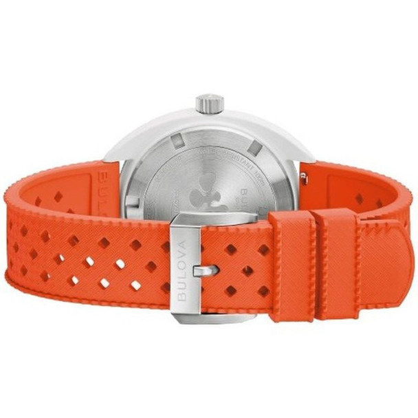 Bulova Snorkel Clownfish Men's Orange Rubber Quartz Watch 98B448