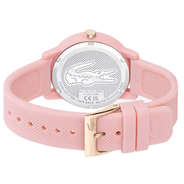 Lacoste 12.12 Women's Pink Silicone Quartz Watch 2001213