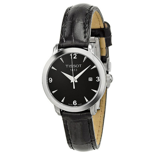 Tissot Everytime Women's Black Leather Quartz Watch T057.210.16.057.00