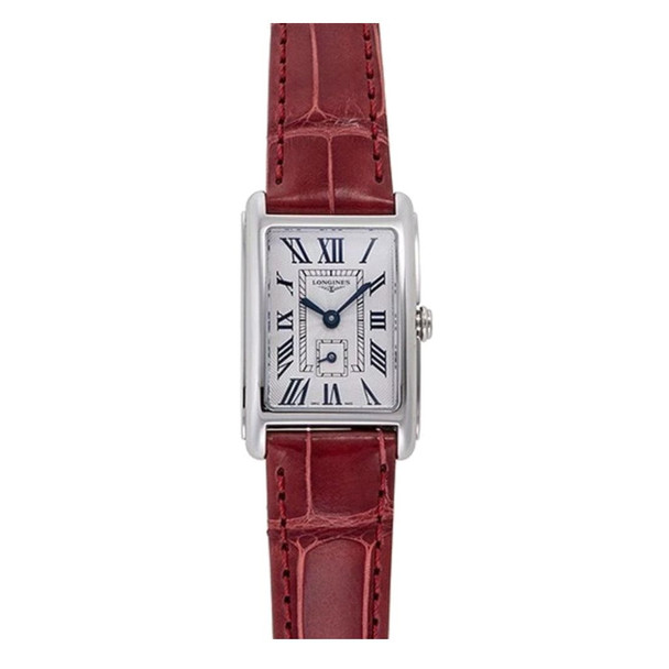 Longines DolceVita Women's Red Leather Quartz Watch L5.255.4.71.5
