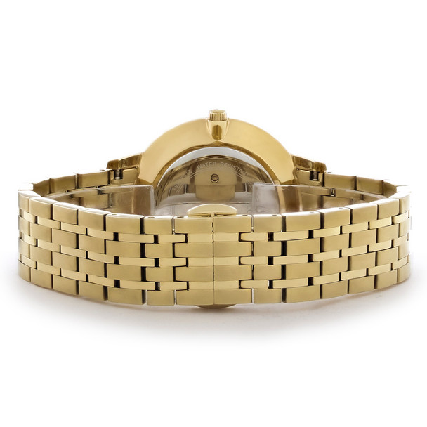 Bulova Classic Women's Diamond Gold-Tone Stainless Quartz Watch 97P123