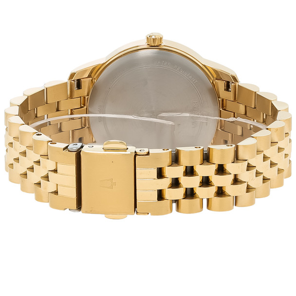 Bulova Women's Diamond Gold Tone PVD Stainless Steel Quartz Watch 97P155