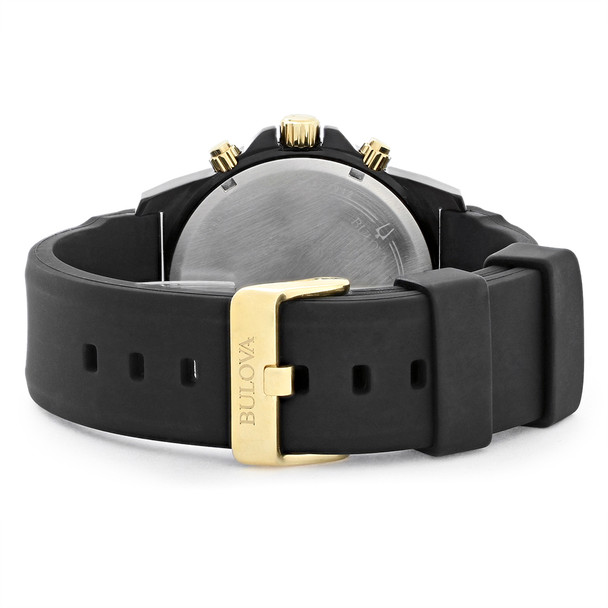 Bulova Marine Star Men's Gold-Tone Quartz Chronograph Watch 98B278