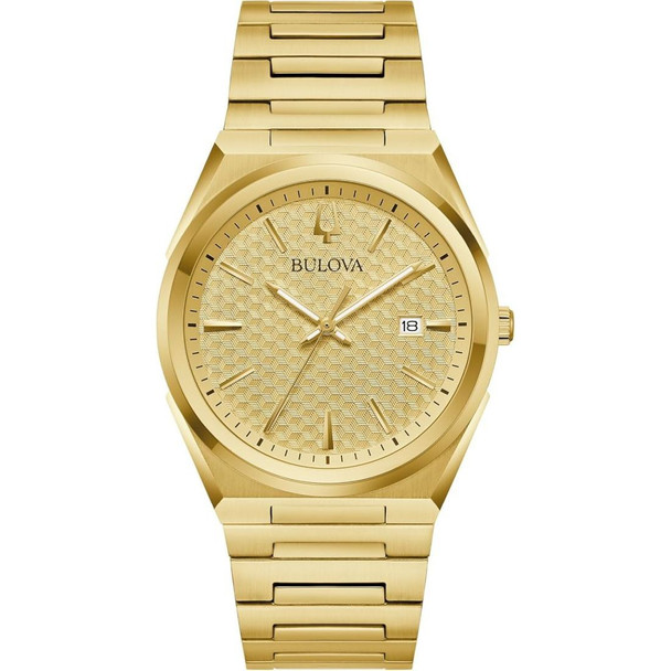 Bulova Classic Men's Quartz Champagne Dial Watch 97B226