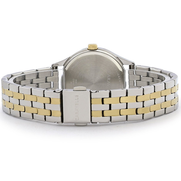 Caravelle By Bulova Two Tone Stainless Women's Quartz Watch 45M112