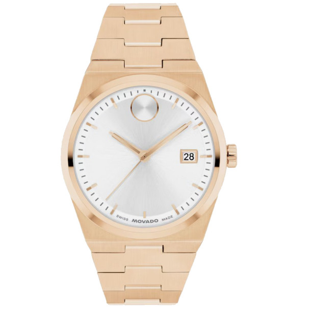 Movado BOLD Quest Women's Rose Gold-Tone Quartz Watch 3601188