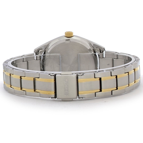 Seiko Essentials Women's 2-Tone Stainless Mother-Of-Pearl Quartz Watch SUR636