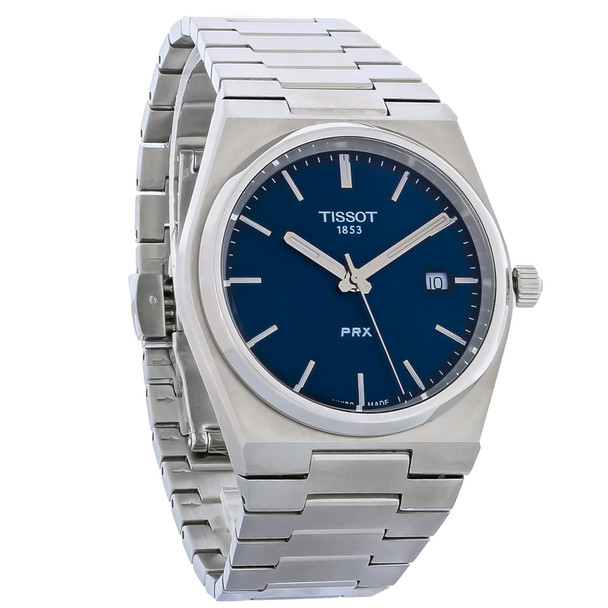 Tissot PRX Men's Stainless Steel Blue Dial Quartz Watch T137.410.11.041.00