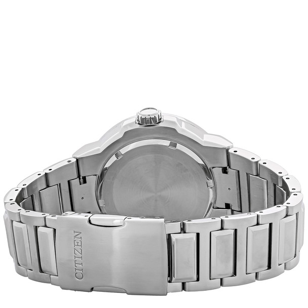 Citizen Eco-Drive Men's Endeavour Stainless Steel Black Dial Watch BJ7140-53E