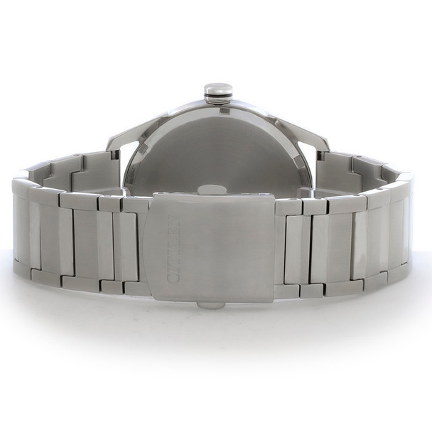 Citizen Eco DRIVE CTO Stainless Steel Silver Dial Watch AW0080-57A