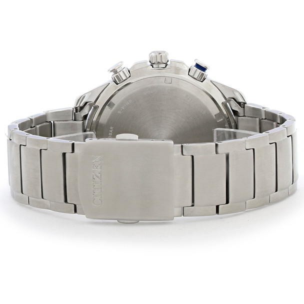 Citizen Eco-Drive AR2.0 Mens Stainless Steel Chronograph Watch AT2440-51L