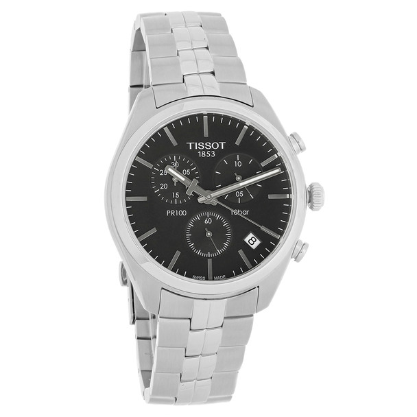 Tissot PR 100 Series Men's Chronograph Stainless Quartz Watch T101.417.11.051.00