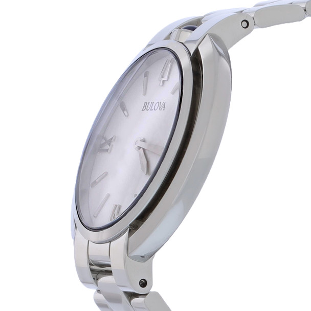 Bulova Rubaiyat Women's Stainless Steel White Dial Quartz Watch 96L306