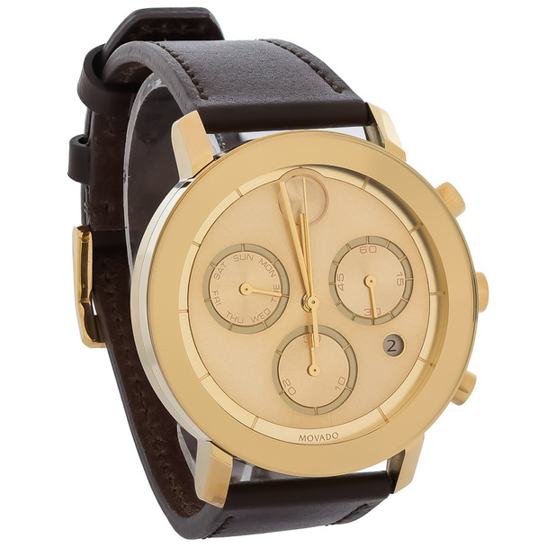 Movado Bold Evolution Men's Gold-Tone Stainless Chronograph Quartz Watch 3600757