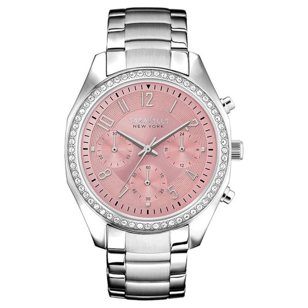 Bulova Caravelle Women's Pink Dial Quartz Watch 43L191
