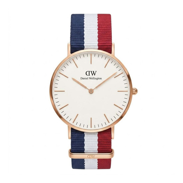 Daniel Wellington Canterbury Men's Silver Dial Quartz Watch 0103DW