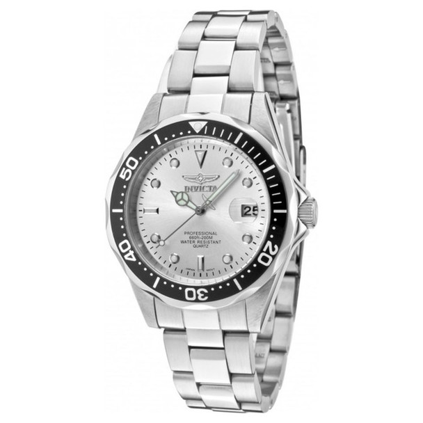 Invicta Pro Diver Unisex Silver Dial Quartz Watch 10662