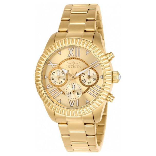Invicta Angel Women's Gold-Tone Dial Quartz Watch 21423