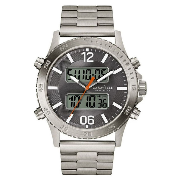 Bulova Caravelle Men's Grey Dial Quartz Watch 43B141